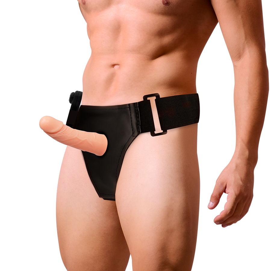 HARNESS ATTRACTION - RNES HOLLOW FRAME WITH VIBRATOR 15 CM -O- 5 CM