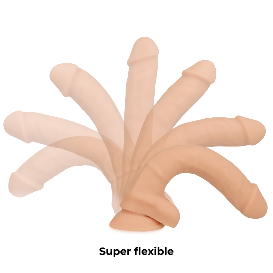 COCK MILLER - DILDO REALISTISCHES SILIKON DICHTE ARTIKULIERBARES FLEISCH 18 CM