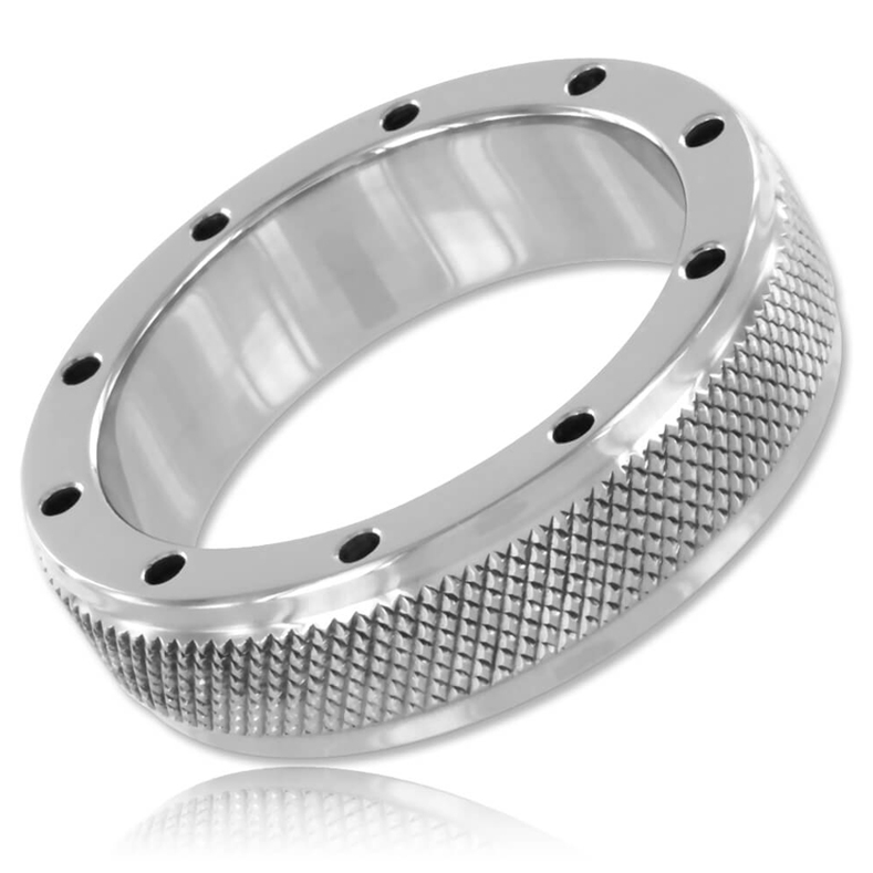 METAAL HARD - METALEN RING VOOR PENIS EN TESTIKELEN 40MM