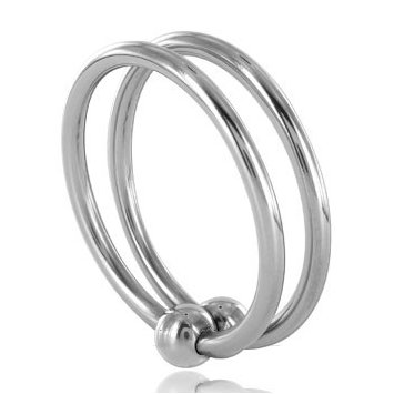 METAL HARD - DUBBELE GLACIER RING, 32 MM