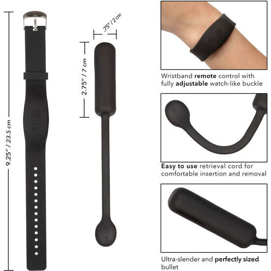 CALEXOTICS - ARMBAND MET AFSTANDSBEDIENING PETITE BULLET