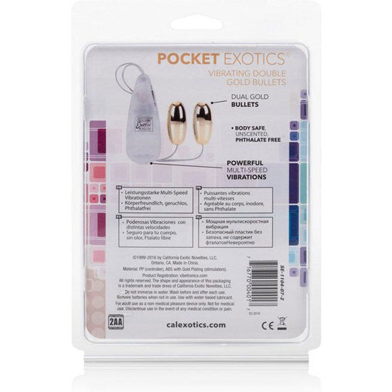 CALEXOTICS - VIBRATING BALLS GOLD DUO