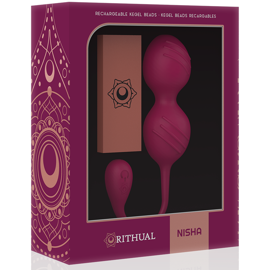 RITHUAL - NISHA - OPLAADBARE VIBRERENDE KEGELBALLEN ORCHIDEE