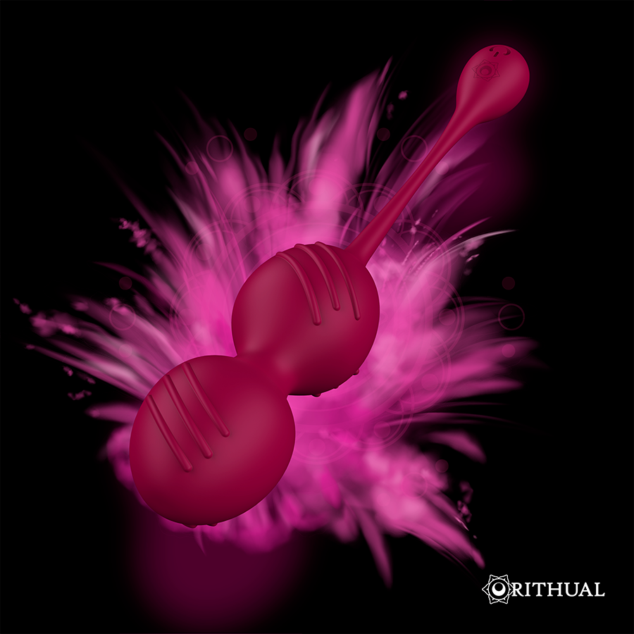 RITHUAL - NISHA - OPLAADBARE VIBRERENDE KEGELBALLEN ORCHIDEE