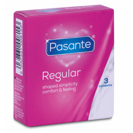 PASANTE - PRÉSERVATIF SÉRIE RÉGULIÈRE 3 UNITÉS