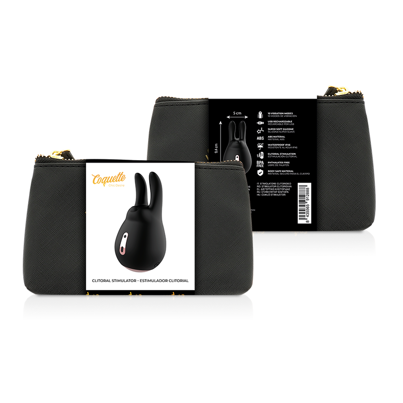 COQUETTE CHIC DESIRE - CLITORIAL STIMULATOR ZWART / GOUD