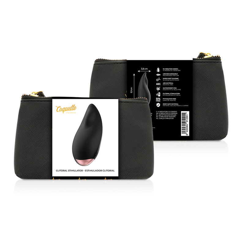 COQUETTE CHIC DESIRE - CLITORIAL STIMULATOR ZWART / GOUD