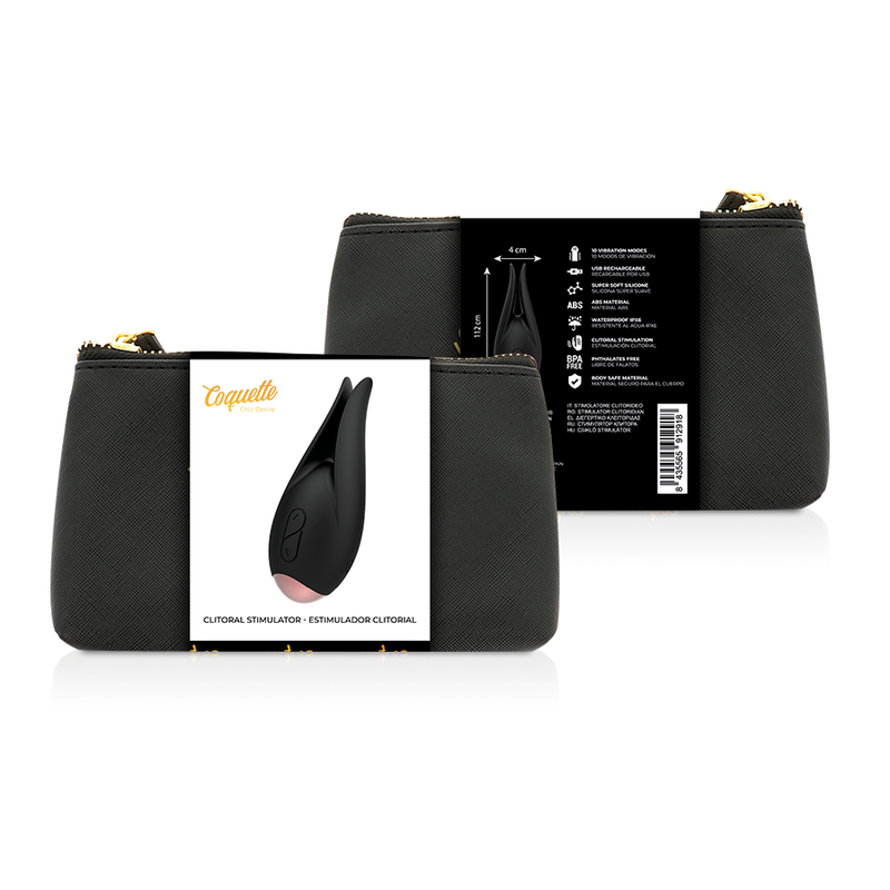 COQUETTE CHIC DESIRE - CLITORIAL STIMULATOR BLACK / GOLD
