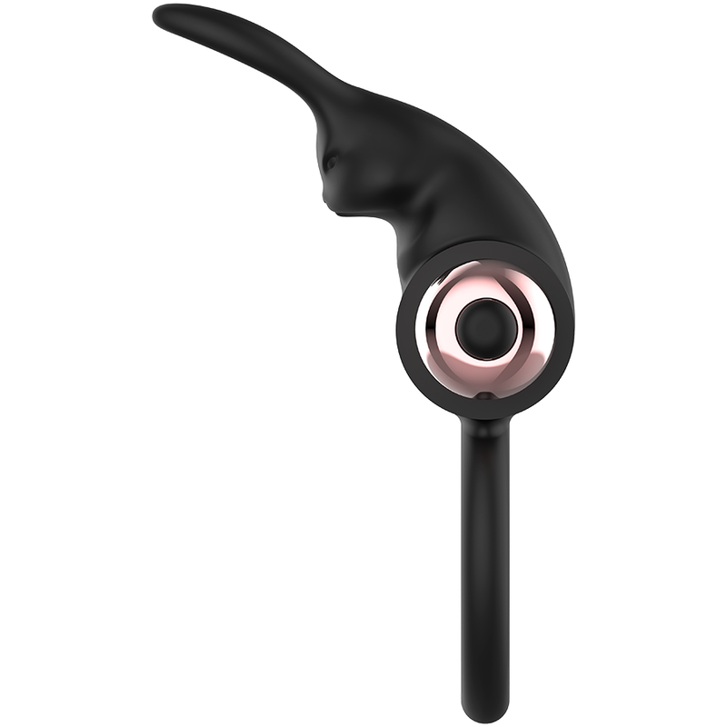COQUETTE CHIC DESIRE - COCKRING AVEC VIBRATEUR NOIR/OR