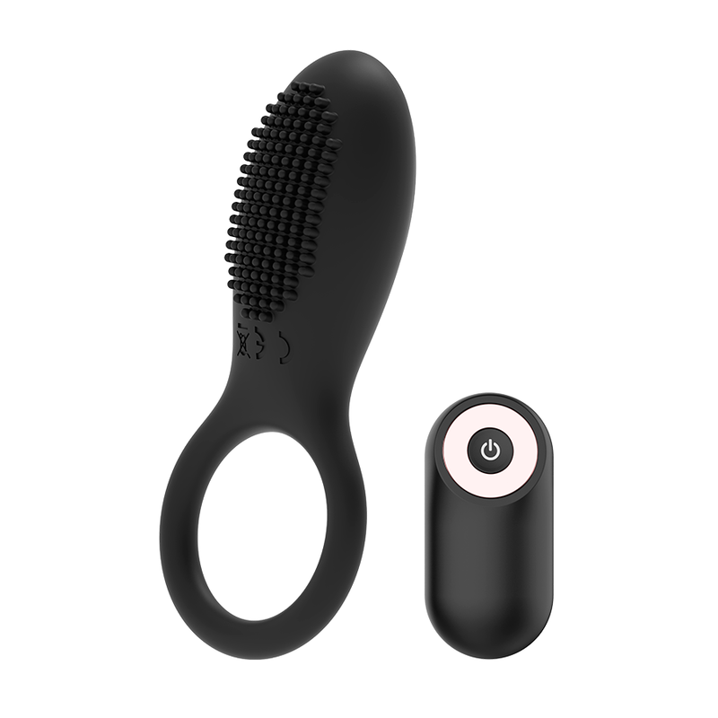 COQUETTE CHIC DESIRE - RECHARGEABLE COCKRING REMOTE CONTROL BLACK/GOLD