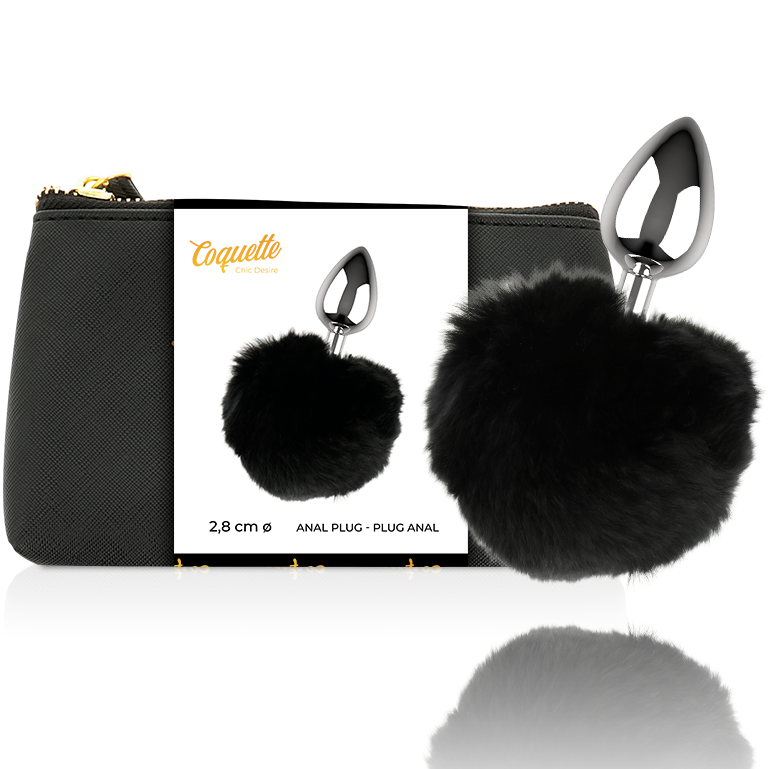 COQUETTE CHIC DESIRE - ANAAL PLUG METAAL MAAT L 2,8 X 4,1 CM