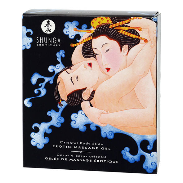 SHUNGA - GEL DE MASSAGE ÉROTIQUE CORPS À CORPS ORIENTAL AUX FRUITS EXOTIQUES 