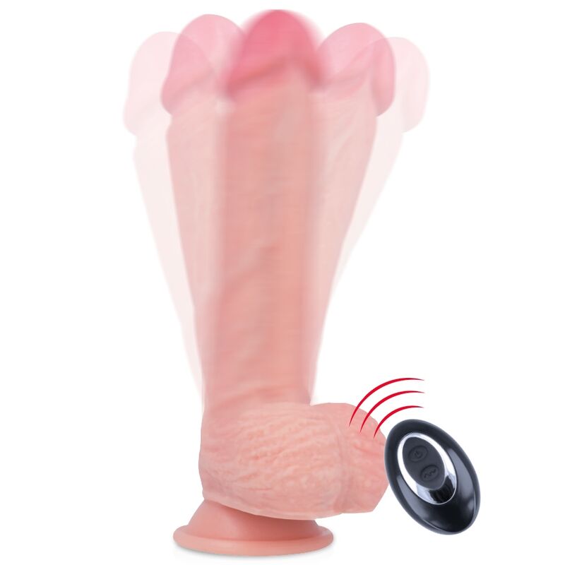 ROCKARMY - VLOEIBARE SILICONEN VIBRATOR AFSTANDSBEDIENING PREMIUM APACHE 20,5 CM -O- 4,62 CM