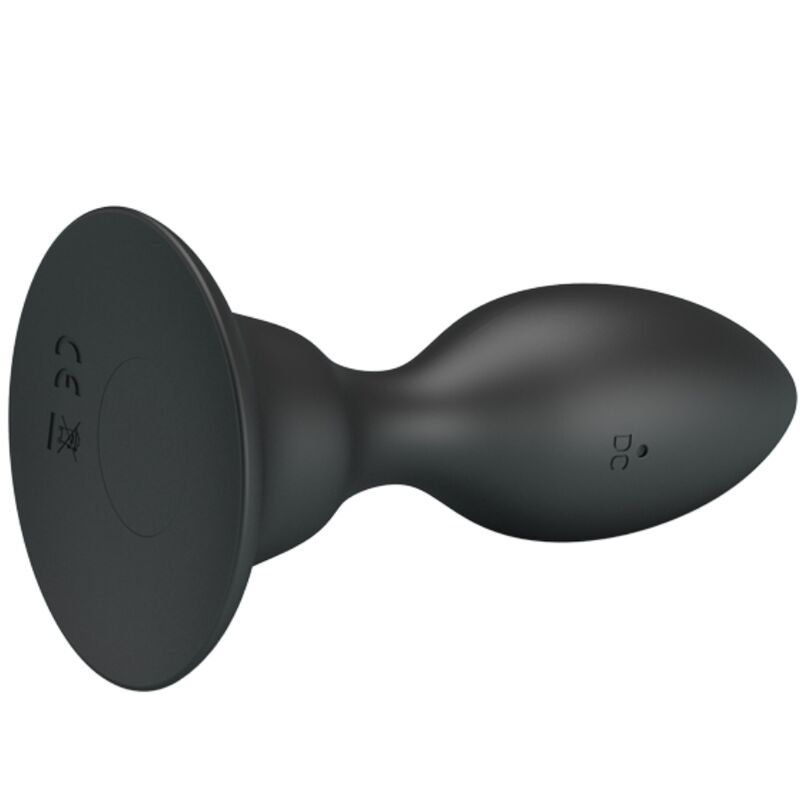 MR PLAY - PLUG ANAL AVEC VIBRATION, TÉLÉCOMMANDE NOIRE