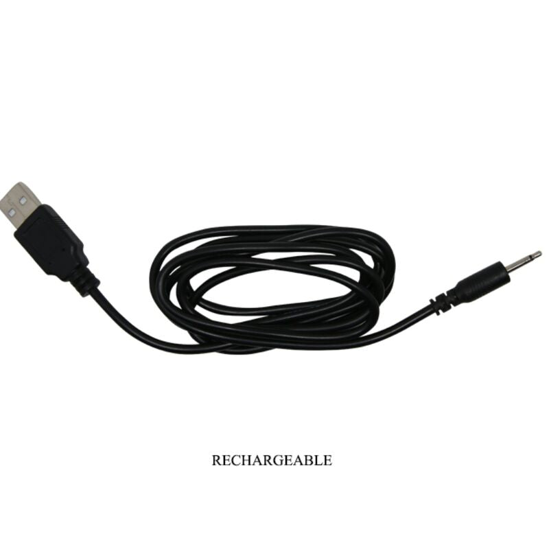 MR PLAY - OPLAADBARE ZWARTE VIBRATOR ANAAL PLUG