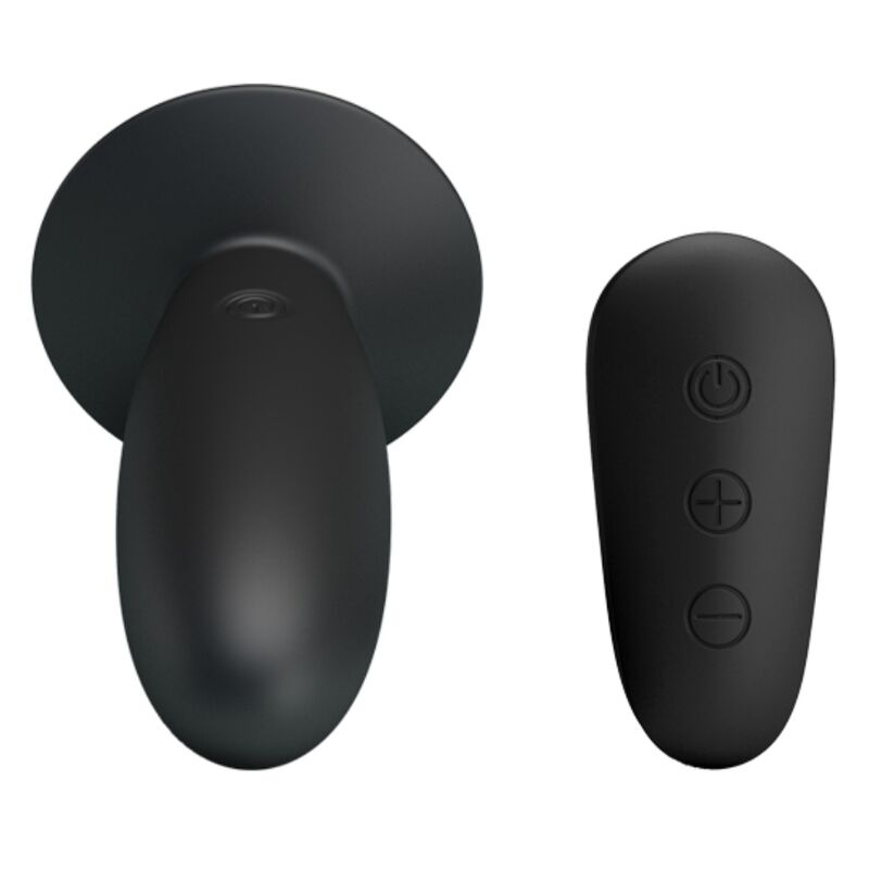 MR PLAY - PLUG ANAL AVEC VIBRATION, TÉLÉCOMMANDE NOIRE