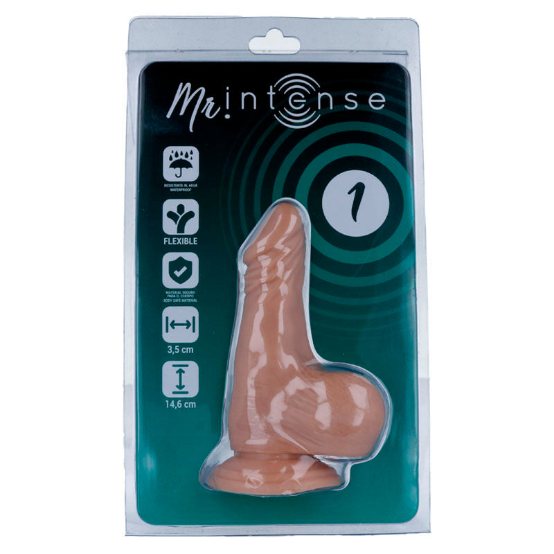 MR INTENSE - 1 PÉNIS RÉALISTE 14,6 CM -O- 3,5 CM