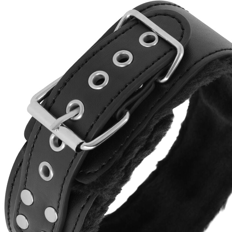 DARKNESS - GEVOERDE KETTING MET TITANIUM KETTING