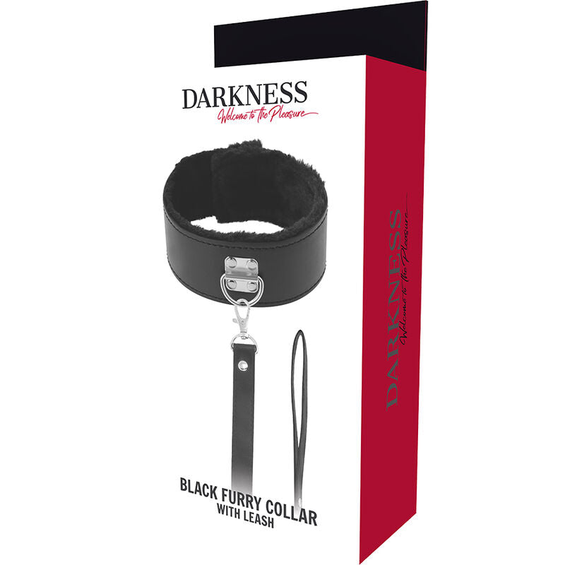 DARKNESS - GEVOERDE KETTING MET TITANIUM KETTING
