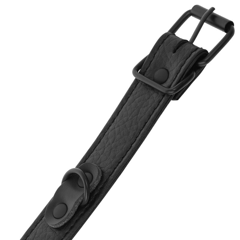 DARKNESS - WIDE, THIN TEXTURED HANDCUFFS