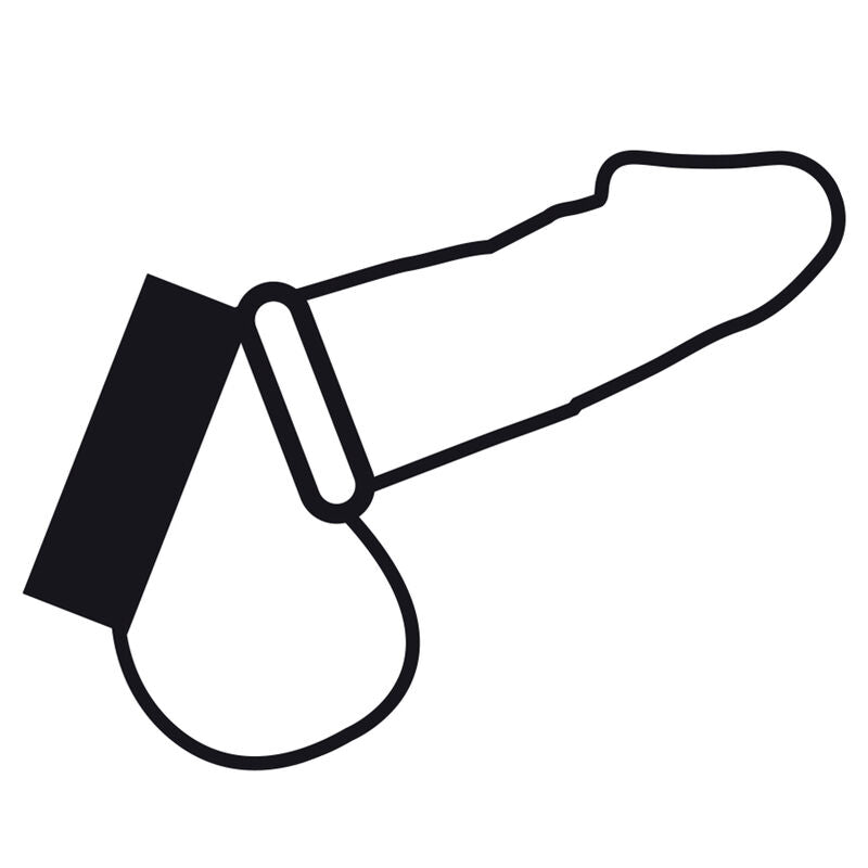 DARKNESS - ANNEAU MÉTALLIQUE POUR PÉNIS ET TESTICULES