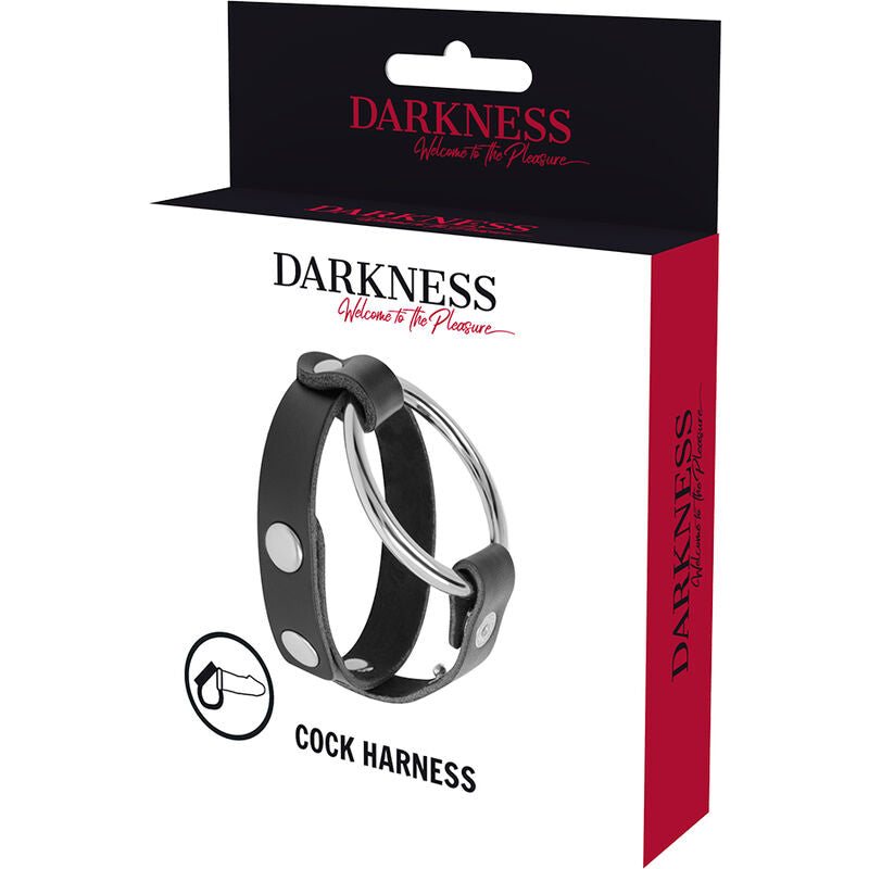 DARKNESS - ANNEAU BDSM POUR PÉNIS ET TESTICULES