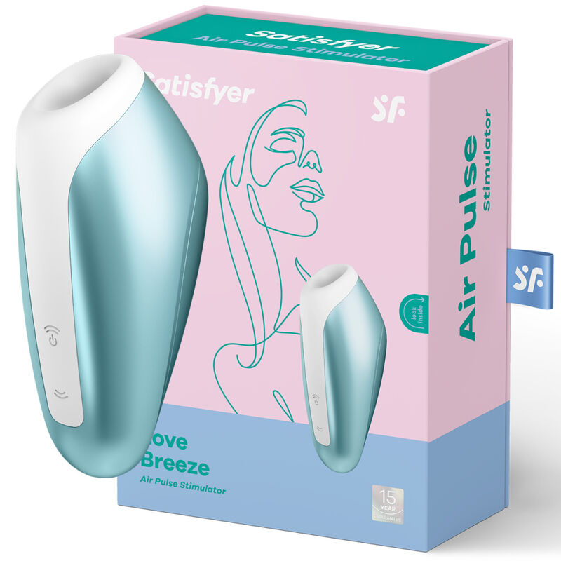 SATISFYER - ASPIRATEUR LOVE BREEZE BLEU GLACIER