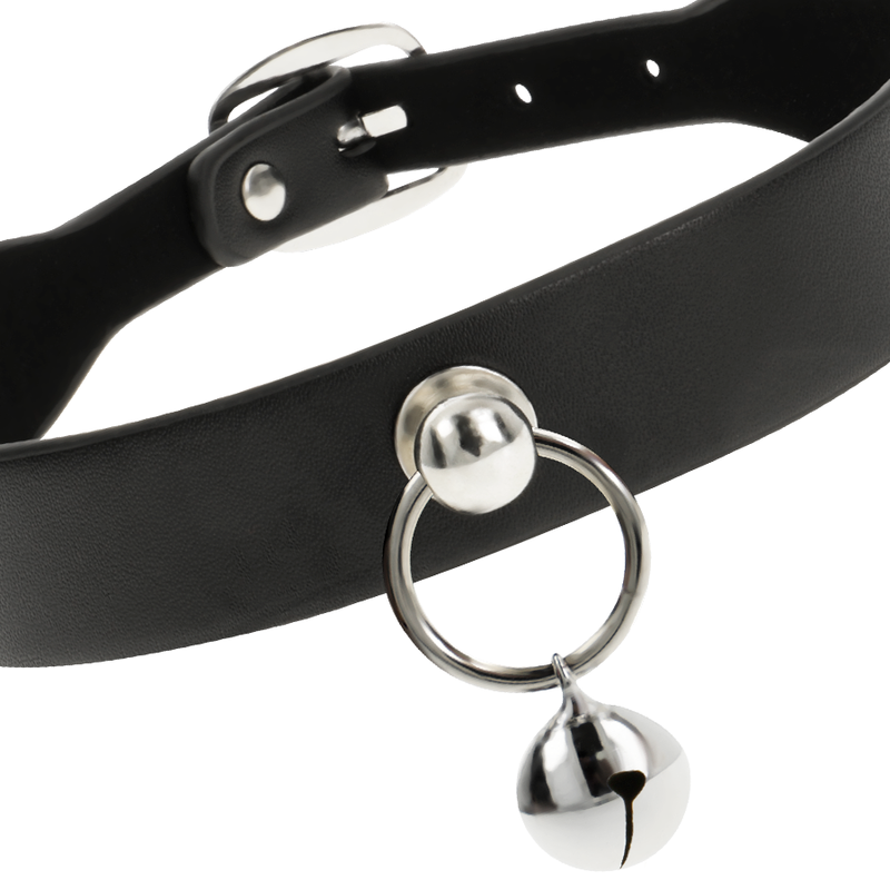 COQUETTE CHIC DESIRE - VEGAN LEDEREN KETTING DAMES ACCESSOIRE RAMMELAAR/HOEPEL