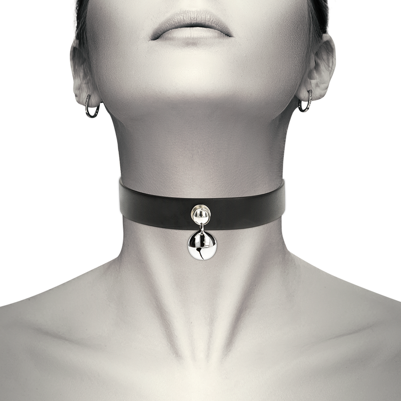 COQUETTE CHIC DESIRE - VEGAN LEATHER NECKLACE FOR WOMEN RATTLE ACCESSORIES