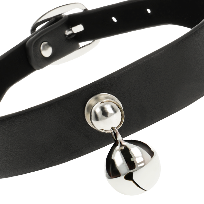 COQUETTE CHIC DESIRE - VEGAN LEATHER NECKLACE FOR WOMEN RATTLE ACCESSORIES