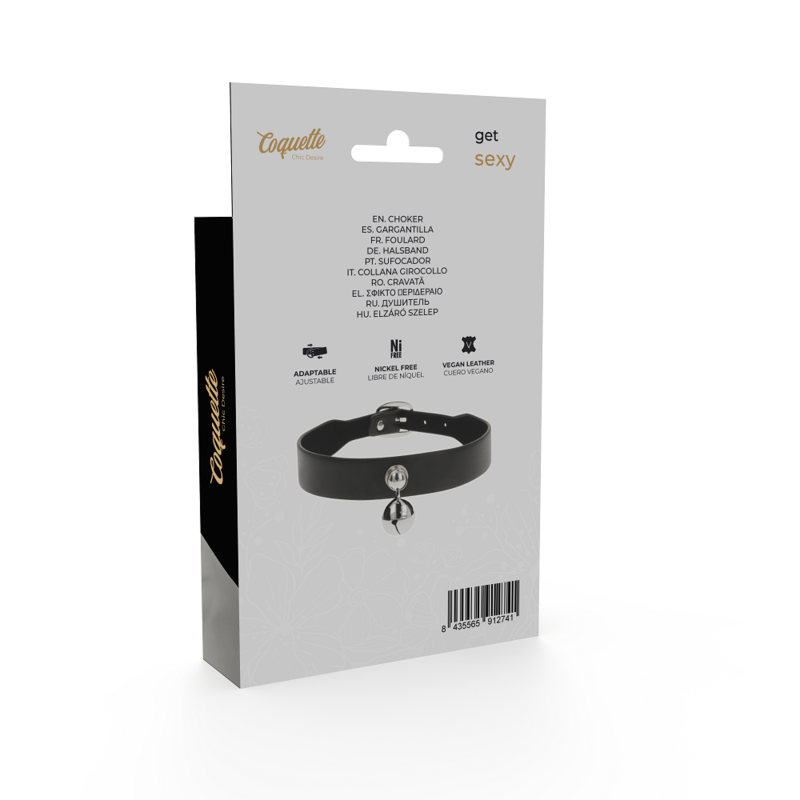COQUETTE CHIC DESIRE - COLLIER EN CUIR VEGAN POUR FEMME ACCESSOIRES HOCHET