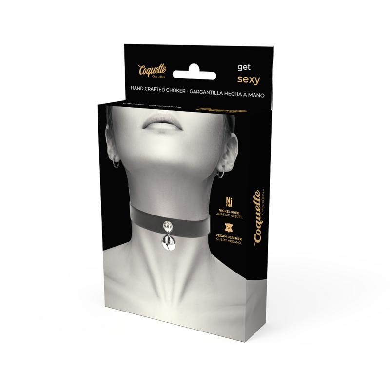 COQUETTE CHIC DESIRE - COLLIER EN CUIR VEGAN POUR FEMME ACCESSOIRES HOCHET