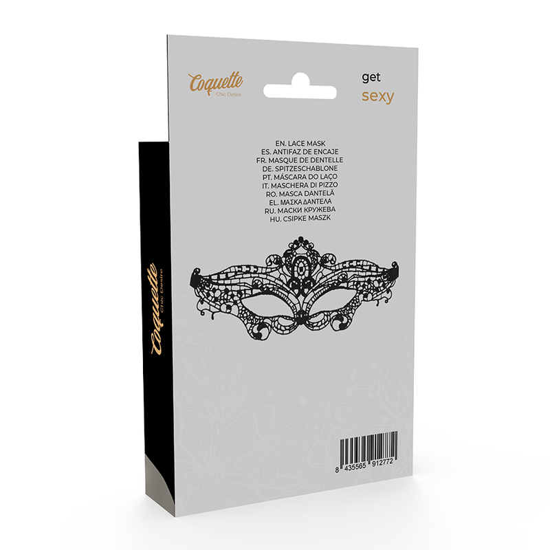 COQUETTE CHIC DESIRE - FIJN ZWART KANTEN MASKER