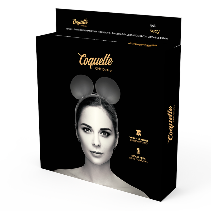 COQUETTE CHIC DESIRE - HOOFDBAND MET MUIZENOREN
