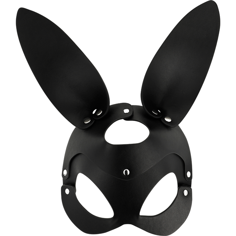 COQUETTE CHIC DESIRE - VEGAN LEDEREN MASKER MET KONIJNENOREN
