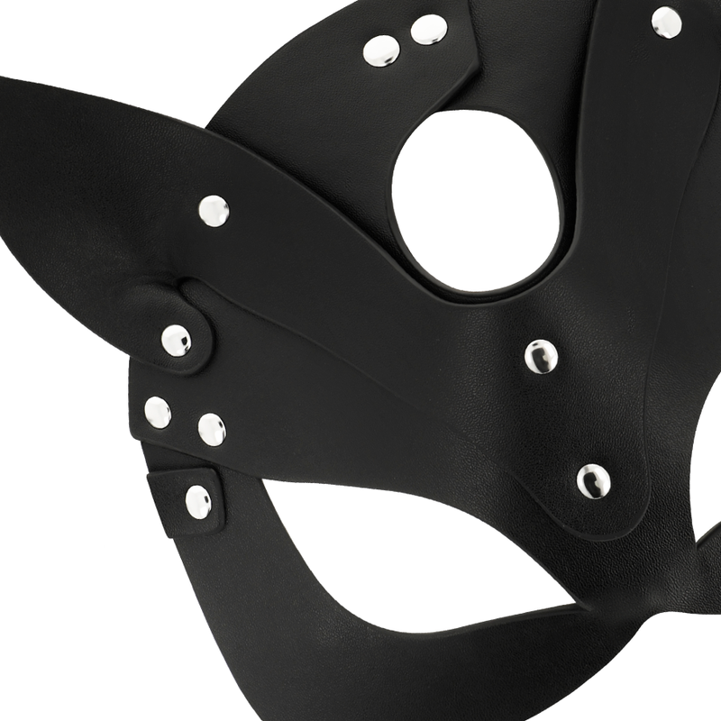 COQUETTE CHIC DESIRE - VEGAN LEDEREN MASKER MET KATTENOREN