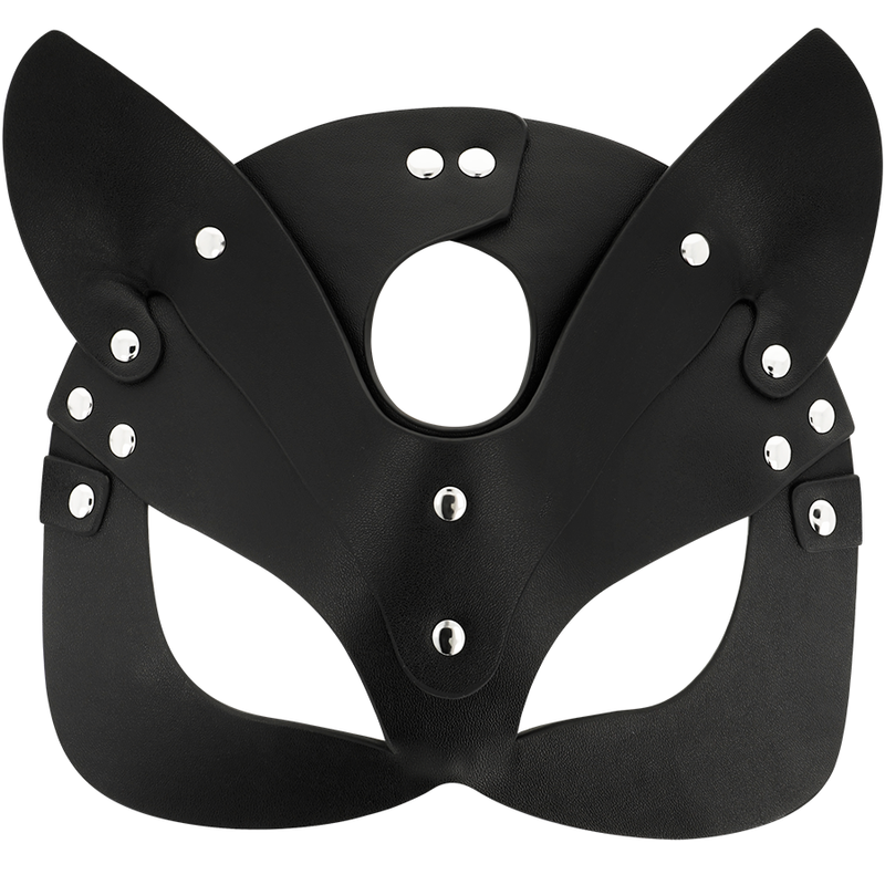 COQUETTE CHIC DESIRE - VEGAN LEDEREN MASKER MET KATTENOREN