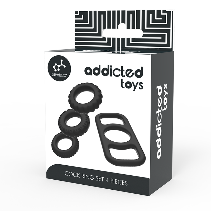ADDICTED TOYS - PENISRINGSET 4 STUKS