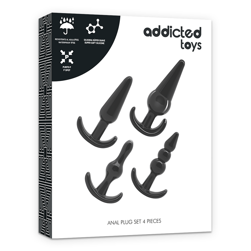 ADDICTED TOYS - LOT DE 4 PLUGS ANAL