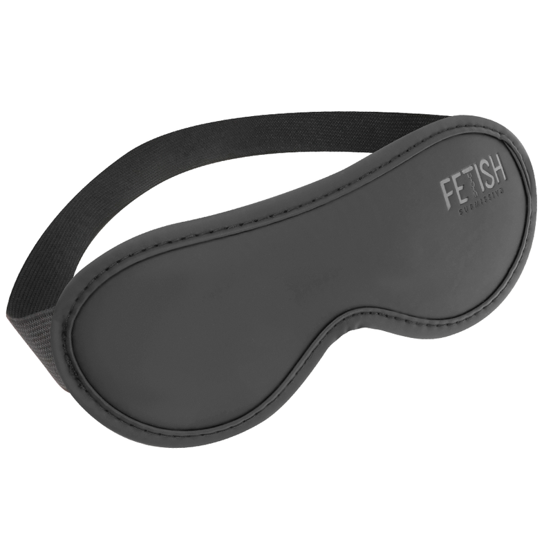 FETISH SUBMISSIVE - VEGAN LEDEREN MASKER II MET NOPREEN VOERING