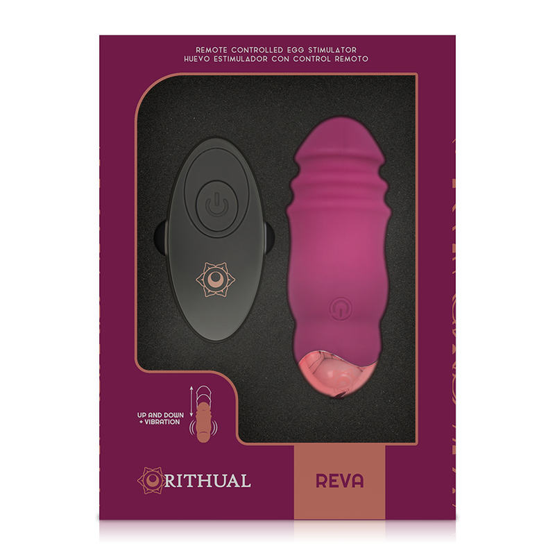 RITHUAL - REVA EGG TÉLÉCOMMANDE SYSTÈME UP&amp;DOWN + VIBRATION