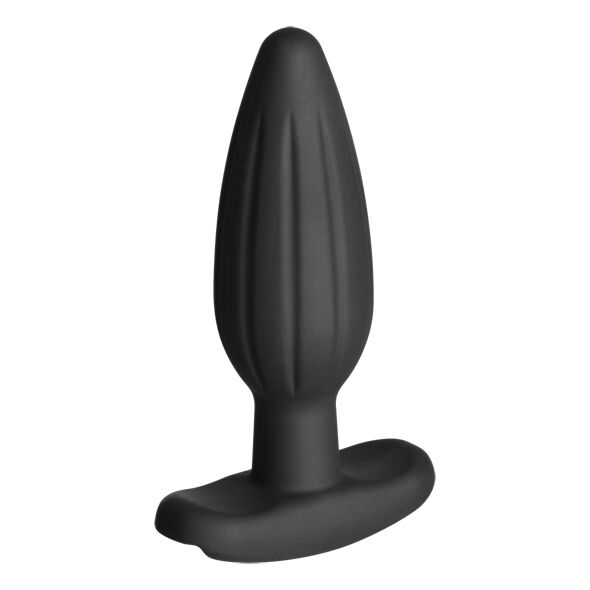 ELECTRASTIM - PLUG ANUS ROCKER NOIR EN SILICONE MOYEN