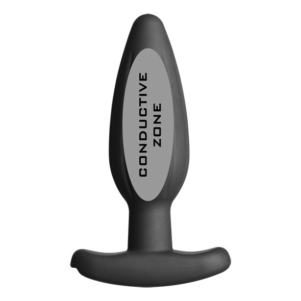 ELECTRASTIM - SILICONEN ZWARTE ROCKER BUTT PLUG MEDIUM