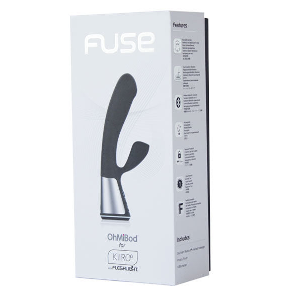 KIIROO - TÉLÉCOMMANDE D'APPLICATION OHMIBOD FUSE NOIRE