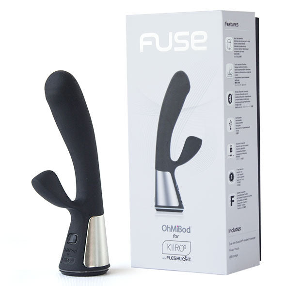 KIIROO - TÉLÉCOMMANDE D'APPLICATION OHMIBOD FUSE NOIRE