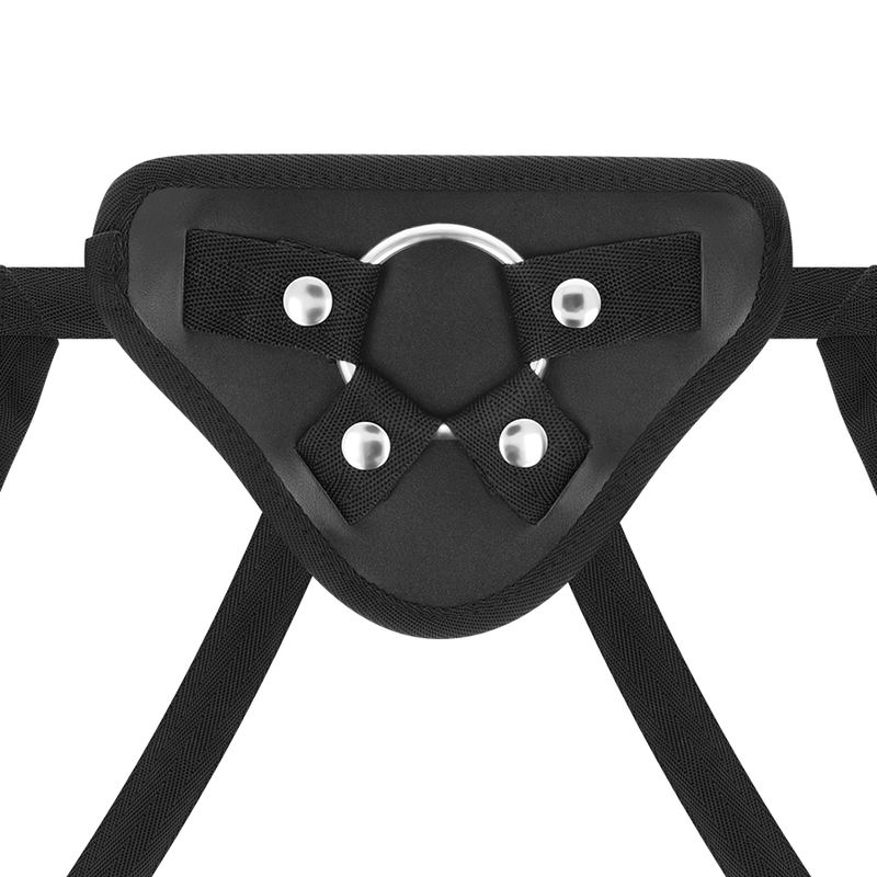 DELTA CLUB - SPEELGOED HARNAS + DONG PAARS SILICONEN 17 CM -O- 3 CM