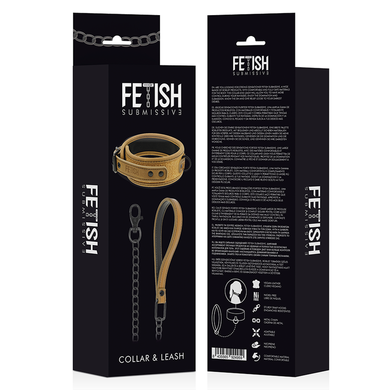 FETISH SUBMISSIVE ORIGEN - NEOPRENE-LINED CHAIN