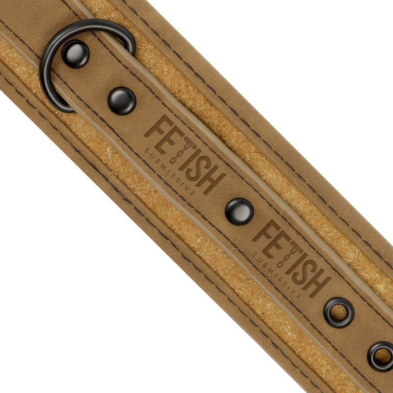 FETISH SUBMISSIVE ORIGIN - VEGAN LEDEREN HANDBOEIEN MET NEOPREEN VOERING