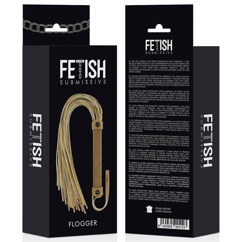 FETISH SUBMISSIVE ORIGEN - FOUET EN CUIR VEGAN