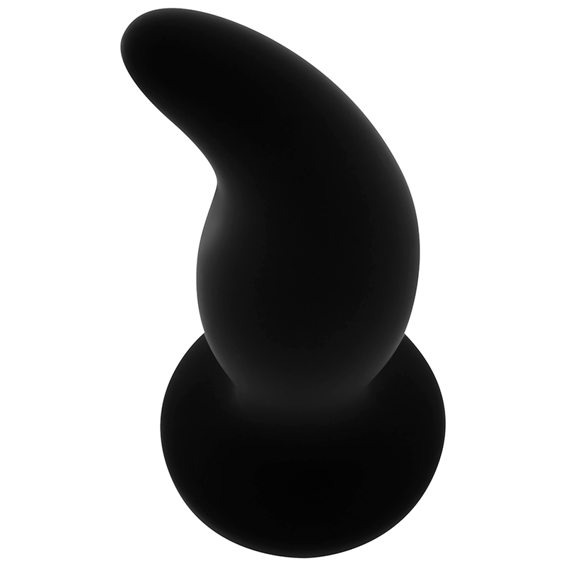 OHMAMA - GEBOGEN SILICONEN ANAAL PLUG P-Spot 12 cm